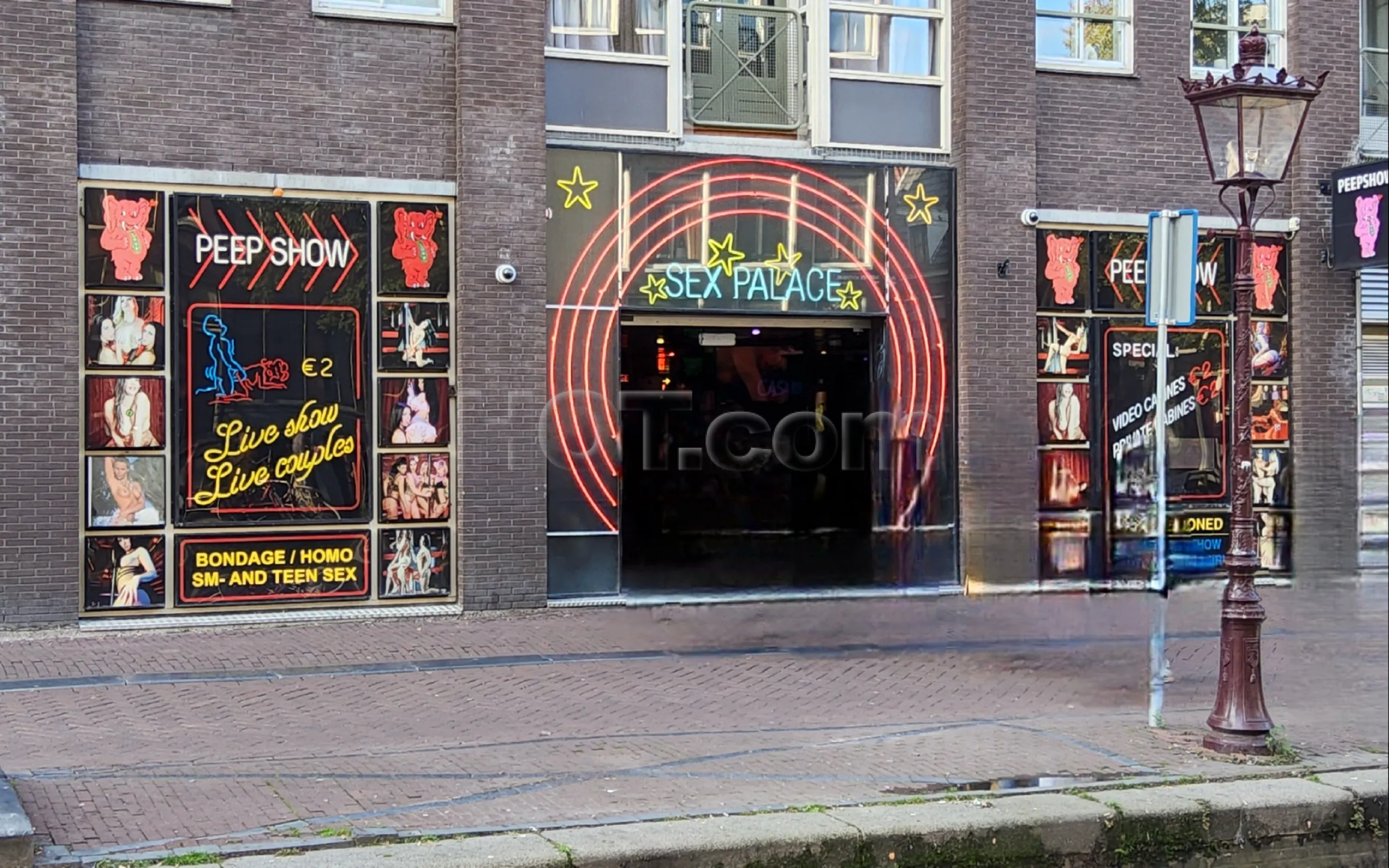 Amsterdam, Netherlands Sex Palace, Live Peep Show