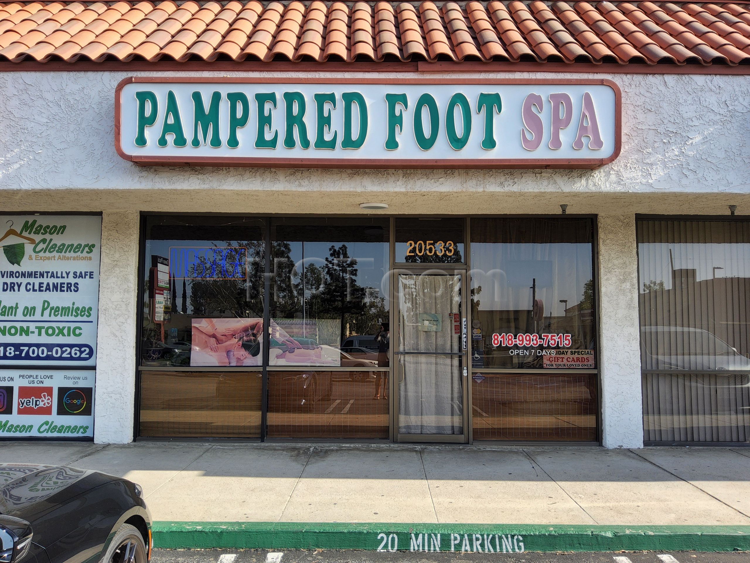 Chatsworth, California Pampered Foot Spa