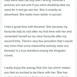 Escorts Kingston, Ontario Karamel | KINGSTON - Karamel, certified account