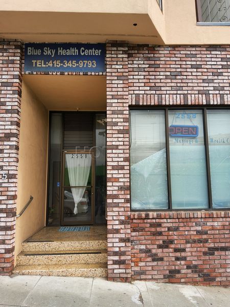 Massage Parlors San Francisco, California Blue Sky Health Center