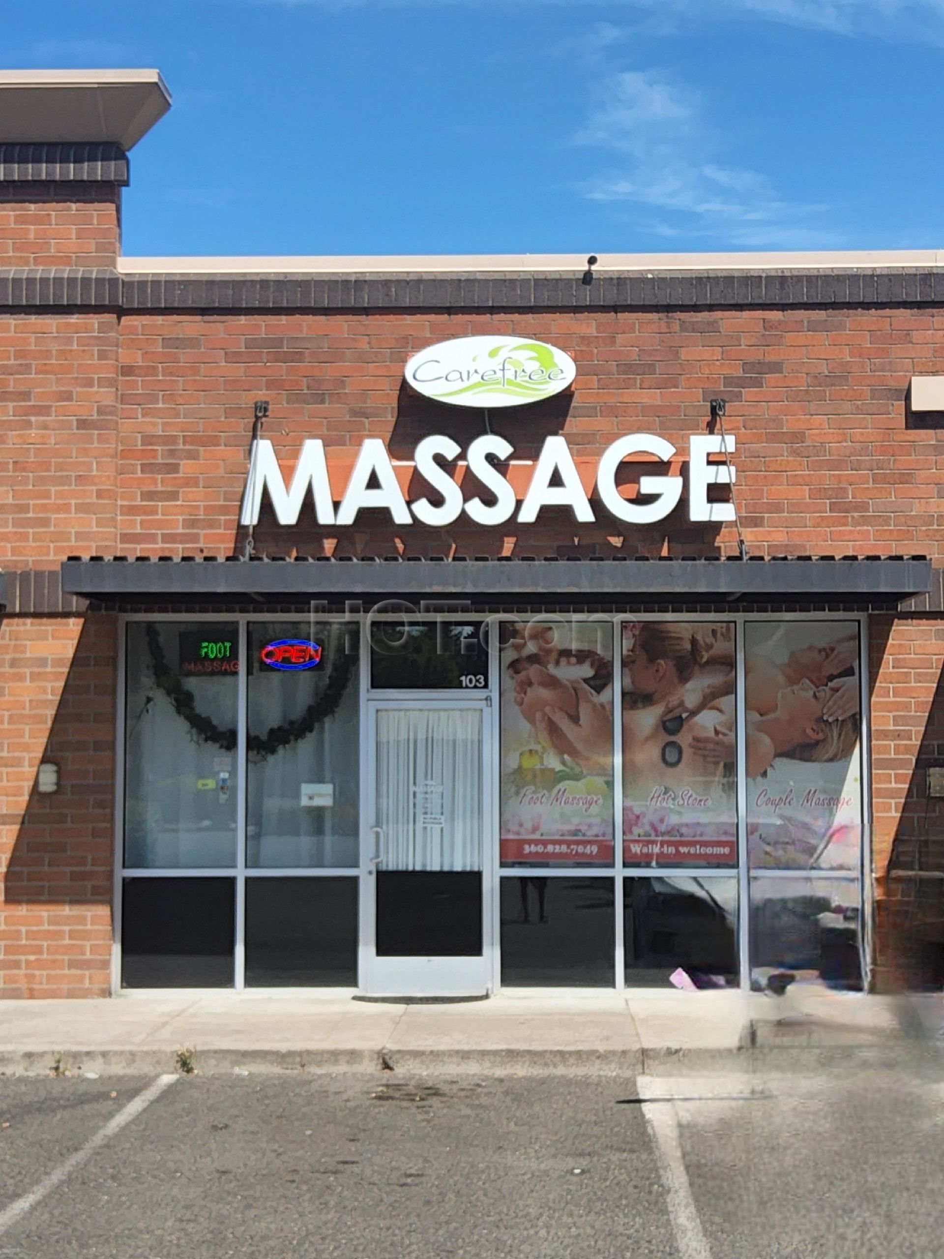 Vancouver, Washington Carefree Massage