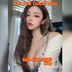 Escorts San Jose, California ❤️❤Kitty＆Gigi➕💋BBBJ💋Asian❤️