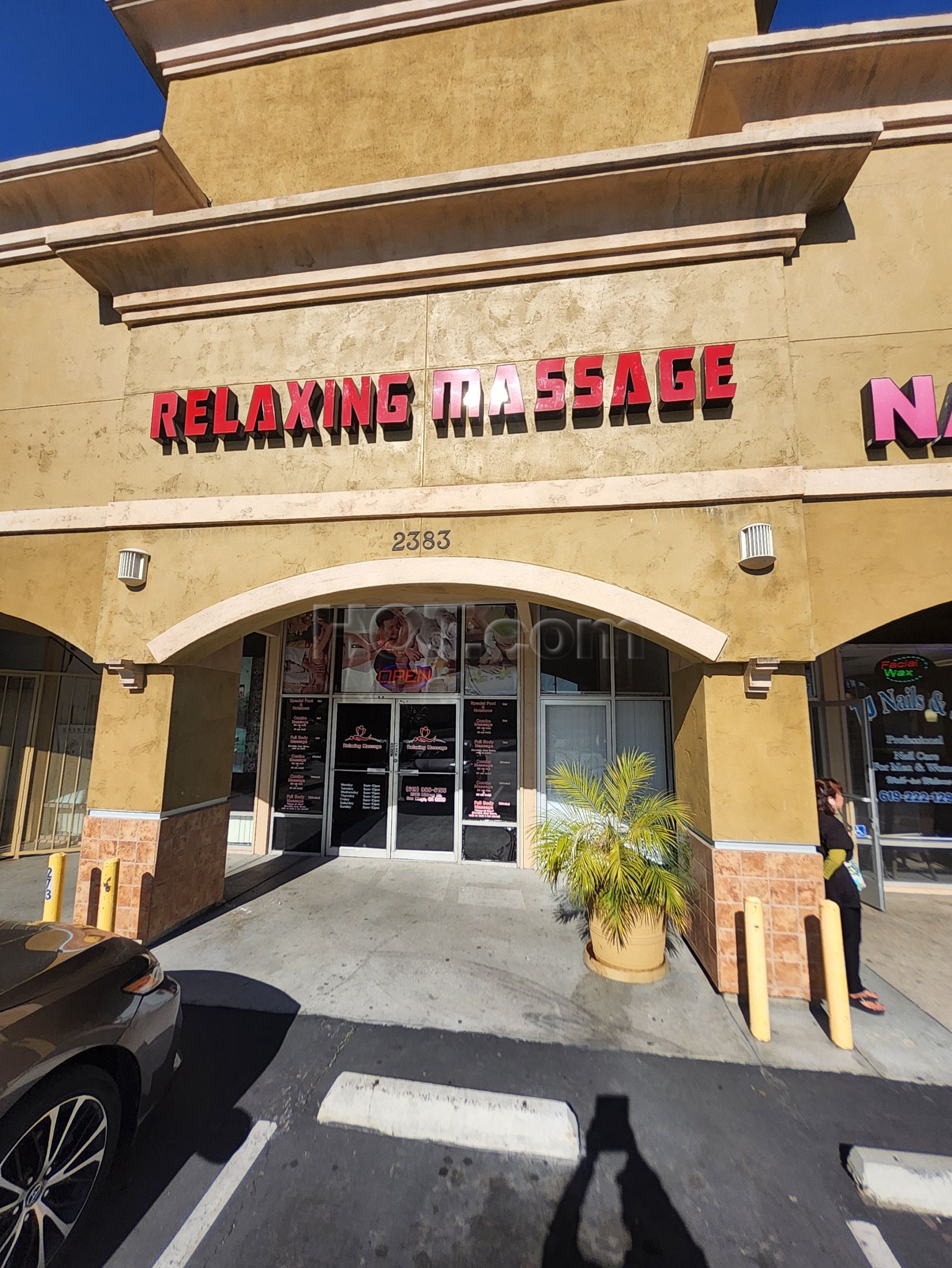 San Diego, California Relaxing Massage